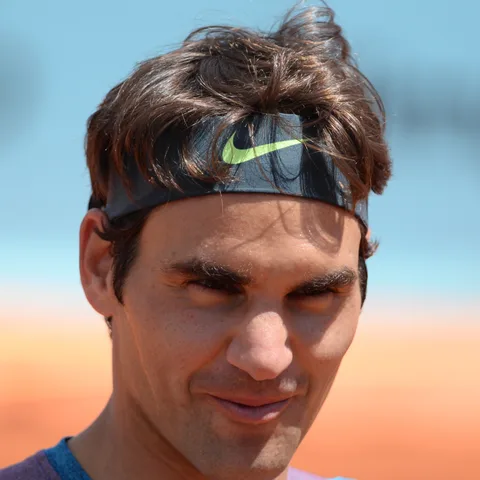 Portrait of Roger Federer